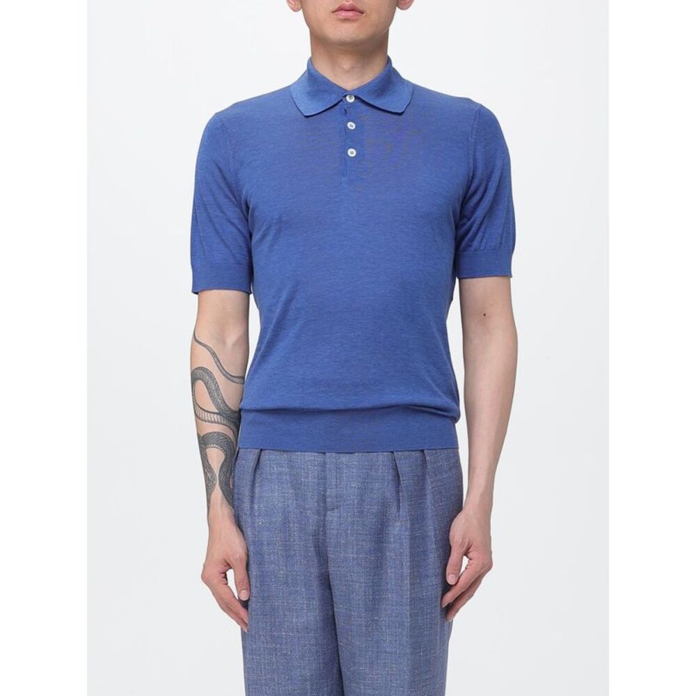Brunello Cucinelli Polo Shirt Men Royal Blue